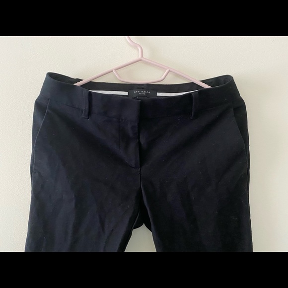 Ann Taylor the Petite Ankle Pant in Cotton Twill - Picture 2 of 3